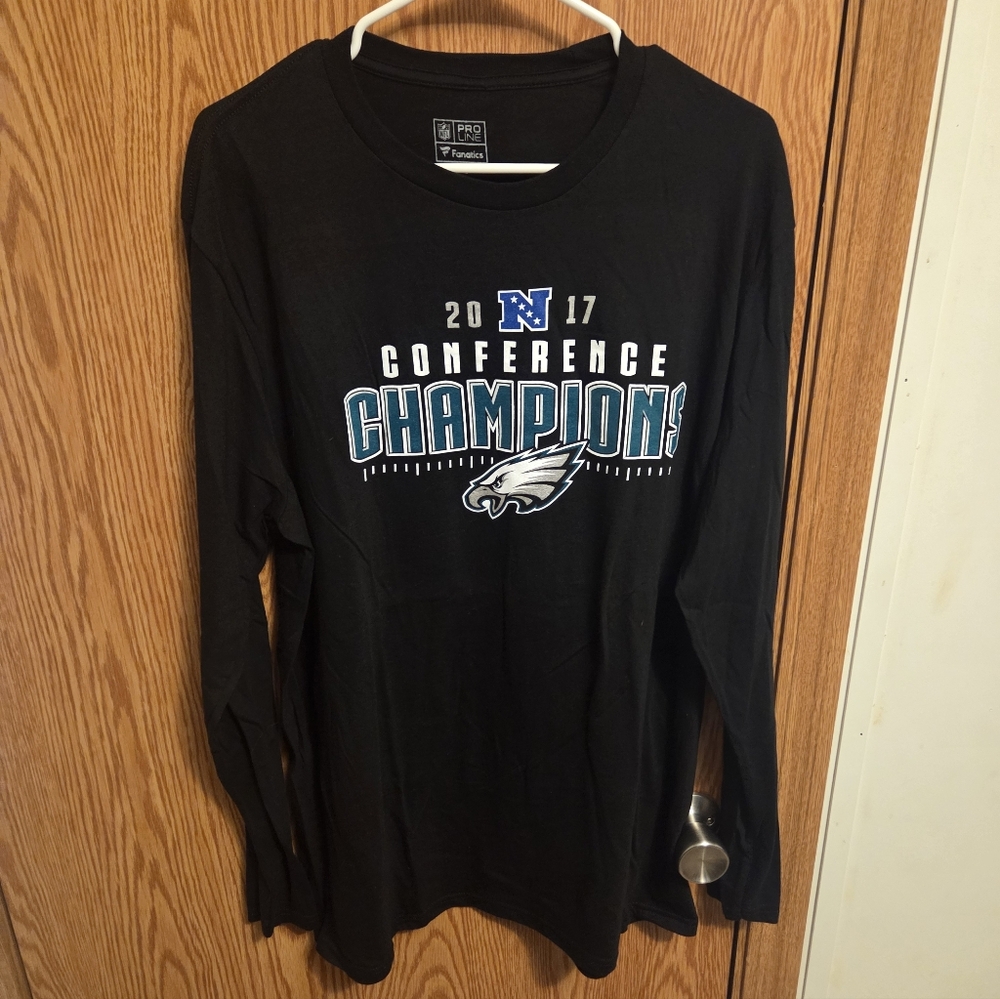 Fanatics Philadelphia Eagles Long Sleeve Shirt Sz XL Men's NWOT NFL